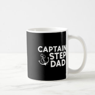 Captain Step Dad Boat Owner Family Stepdad Stepfat Coffee Mug