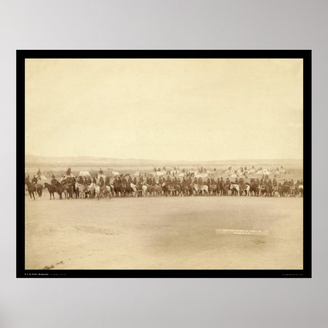 Captain Taylor & 70 Indian Scouts SD 1891 Poster (Front)