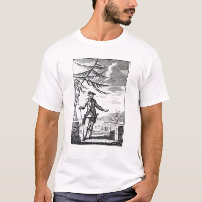 Captain Teach, commonly called Blackbeard T-Shirt (Front)