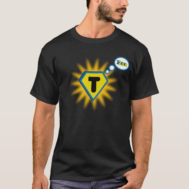 Captain Tedium Black T-Shirt (Front)