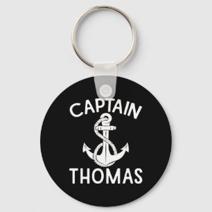 Captain Thomas Anchor Yacht Boating Ship Boat Key Ring