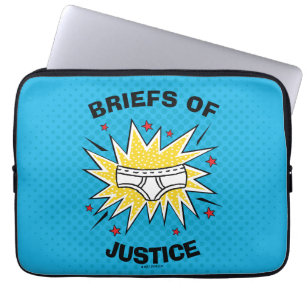 Captain Underpants   Briefs of Justice Laptop Sleeve