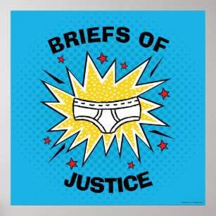 Captain Underpants   Briefs of Justice Poster