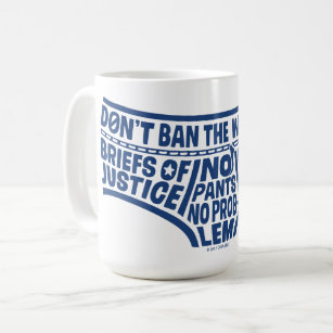 Captain Underpants   Typography Tighty Whities Coffee Mug