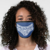 Captain Underpants | Typography Tighty Whities Face Mask (Worn Her)