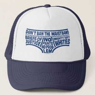 Captain Underpants   Typography Tighty Whities Trucker Hat