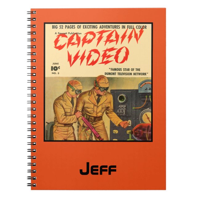 Captain Video Notebook (Front)
