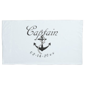 Captain with Anchor Pillowcase
