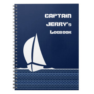 Captain (your Name) Logbook Notebook