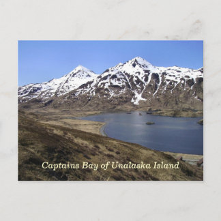 Captains Bay of Unalaska Island Postcard