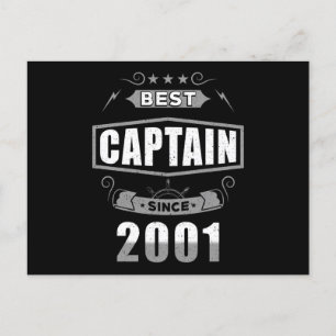 Captain's Birthday Best Captain Since 2001 Postcard