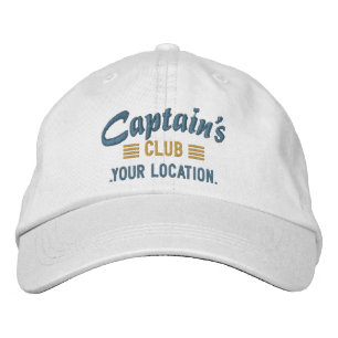 Captain's CLUB Personalise it Embroidered cap