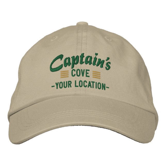 Captain's COVE Personalize it Embroidered cap (Front)