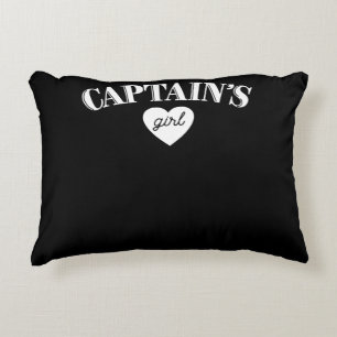 Captains Girls Pilot Cute Boat Military Team Decorative Cushion