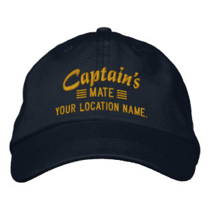 Captain's MATE Personalise it! Embroidered cap