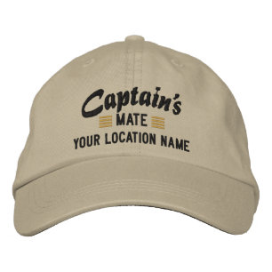 Captain's MATE Personalise it! Embroidered cap