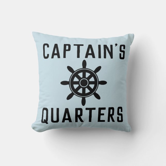 CAPTAIN'S QUARTERS NAUTICAL PILLOWS (Front)