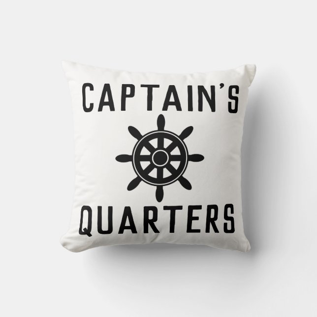 CAPTAIN'S QUARTERS NAUTICAL PILLOWS (Front)