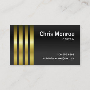 Captain's Stripes Business Card