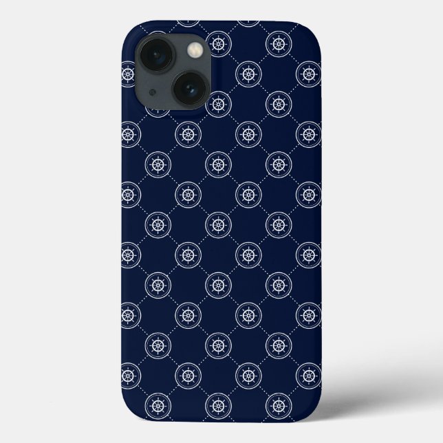 Captain'S Wheel Pattern Case-Mate iPhone Case (Back)