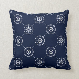 Captain'S Wheel Pattern Cushion