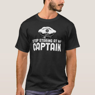 Captain's Wife Boat Captains Sayings T-Shirt