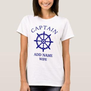 Captain's Wife (Personalise Captain's Name) Light T-Shirt