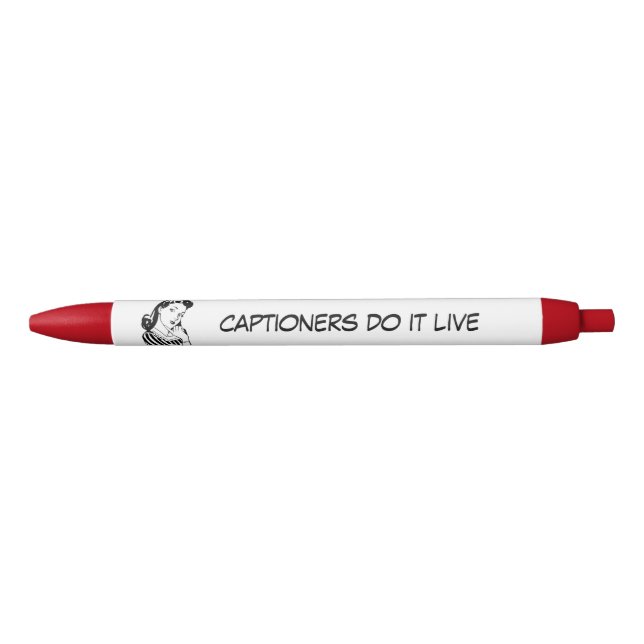 Captioners do it Live Quote Pens (Front)