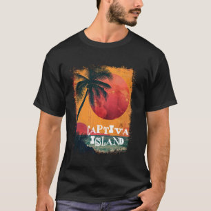 Captiva Island FL Florida Vintage Beach Sunset Vac T-Shirt