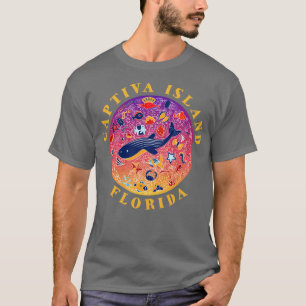 Captiva Island Florida Cut Sea Life Souvenir T-Shirt