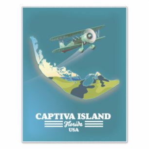 Captiva Island Florida USA map