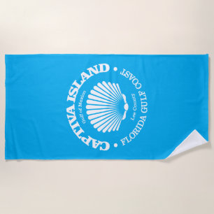 Captiva Island (seashell) Beach Towel
