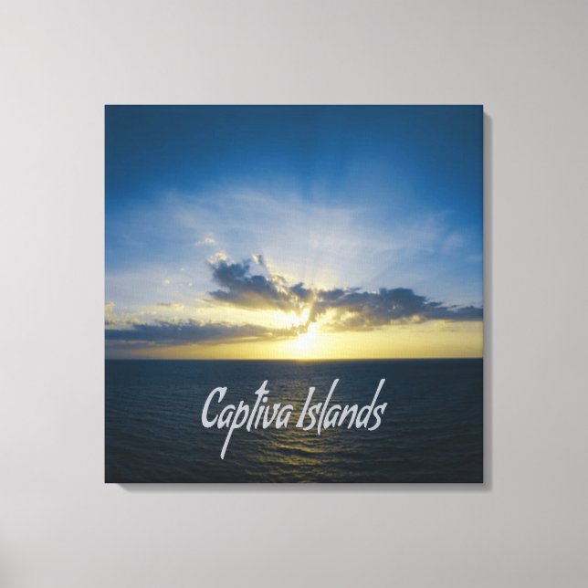Captiva Islands Florida Canvas Print (Front)