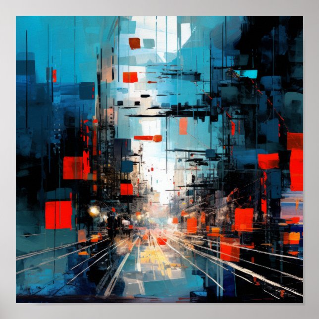 Captivating Abstract Painting Poster - Unleash You (Front)