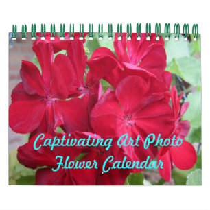 Captivating Art Photo Flower Calendar