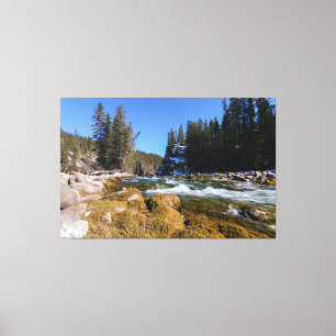 Captivating Beauty of the Athabasca River Canvas Print