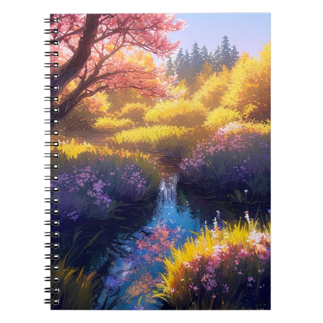 Captivating Beauty of the Charming Swamp Notebook (Front)