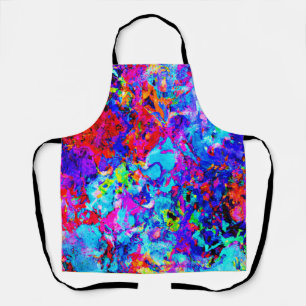 Captivating Colour Schemes of Abstract Pattern Apron