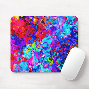 Captivating Colour Schemes of Abstract Pattern Mouse Mat