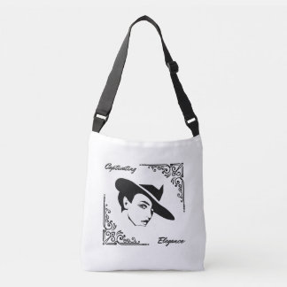 Captivating Elegance Beautiful Modern Woman Crossbody Bag