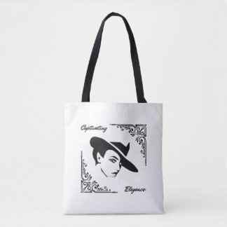 Captivating Elegance Beautiful Modern Woman Tote Bag