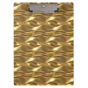 Captivating gold pattern clipboard