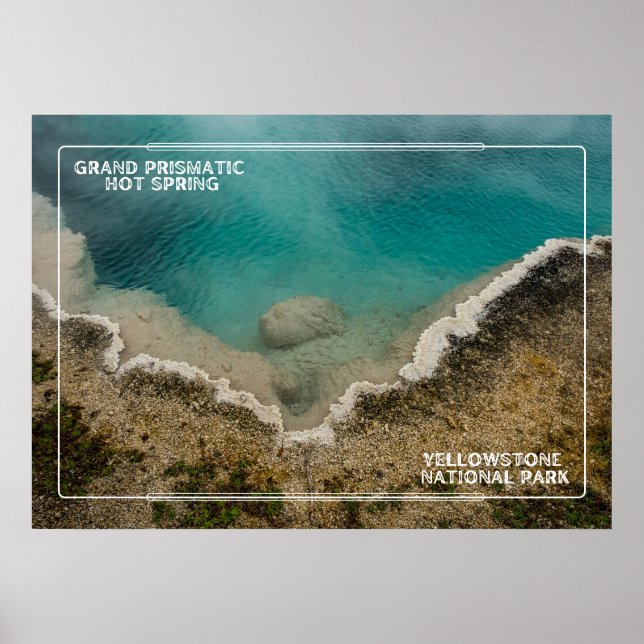 Captivating Grand Prismatic Yellowstone Poster (Front)