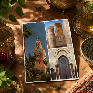 Captivating Moroccan Medina Architecture Postcard