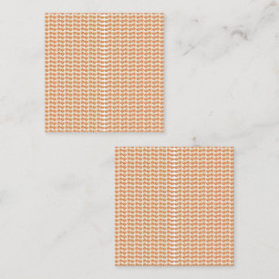 Captivating Orange and White Squares Background  Calling Card