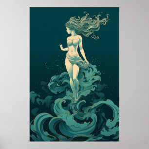 Captivating Poster: Ancient Greek Goddess Venus Em Poster