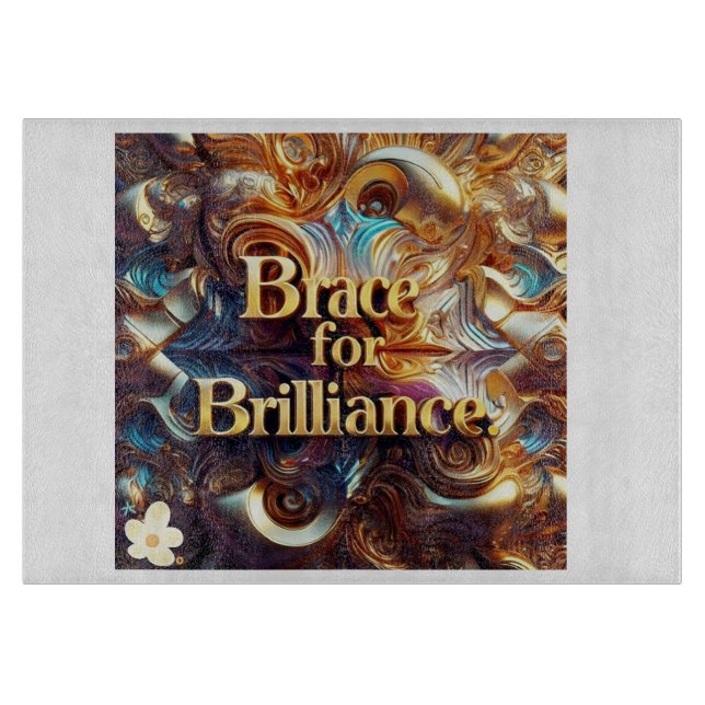 "Captivating Radiance" Cutting Board (Front)