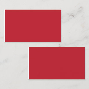 Captivating Red Background White Border Design Calling Card