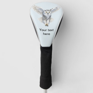 Captivating Snowy Owl  Golf Head Cover