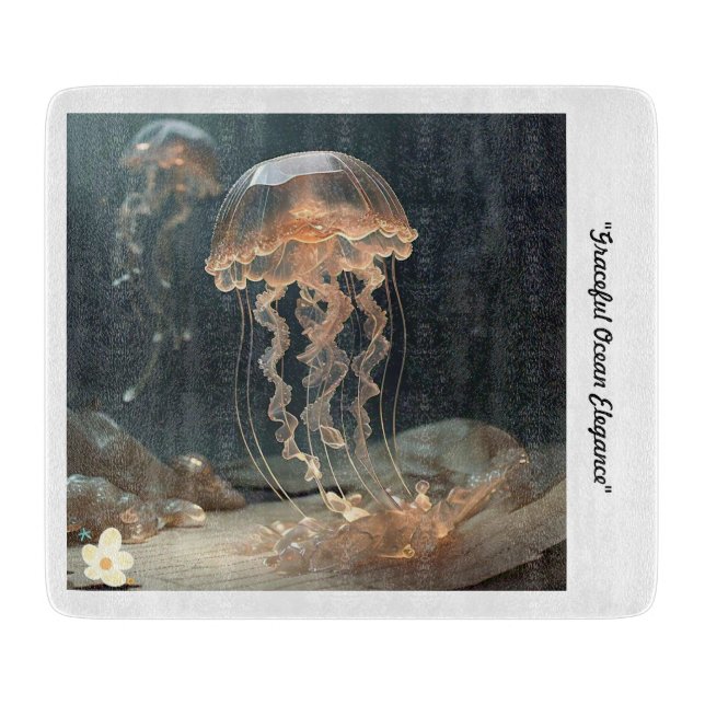 "Captivating Undersea Design" Cutting Board (Front)